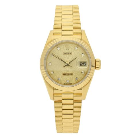 gold ladies rolex for sale|second hand Rolex ladies watches.